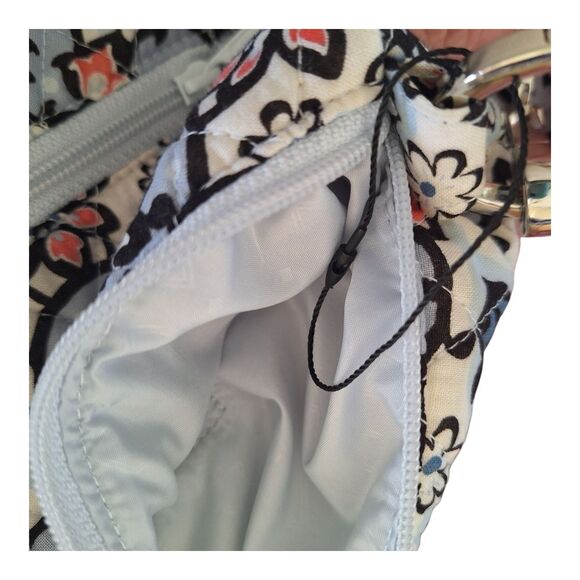 VERA BRADLEY QUILTED GO AHEAD CONVERTIBLE CROSSBODY FLORAL LISBON MEDALLION NWOT - Picture 11 of 15